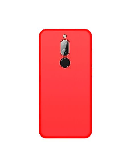 Helmet Case Liquid Silicone Xiaomi Redmi 8, Red