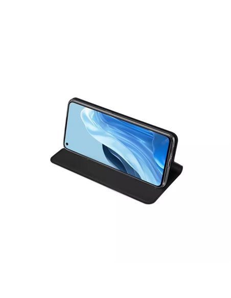 Helmet Case Shell Flip Nylon Oppo Reno 7 4G, Black