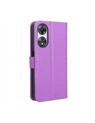 Helmet Case Shell Flip Nylon Oppo A58, Purple 