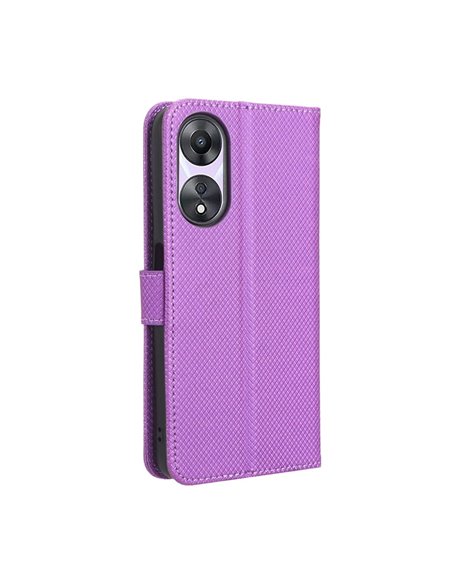 Helmet Case Shell Flip Nylon Oppo A58, Purple 