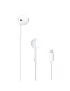Helmet Earphones Lightning with Mic Original, White