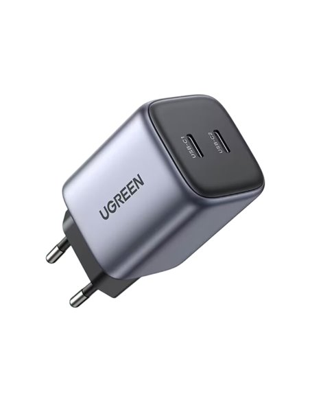 UGREEN Nexode GaN Charger 2*Type-C 45W CD294, Space Grey