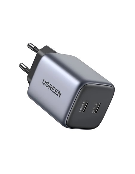 UGREEN Nexode GaN Charger 2*Type-C 45W CD294, Space Grey