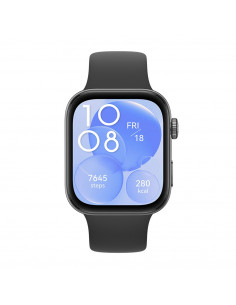 Huawei Watch Fit 3, Black Fluoroelastomer Strap