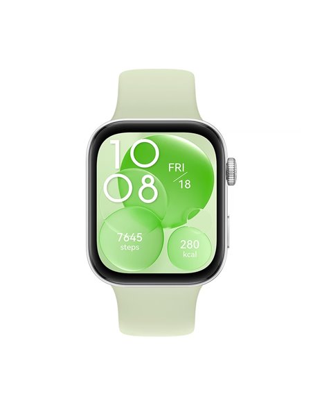 Huawei Watch Fit 3, Green Fluoroelastomer Strap