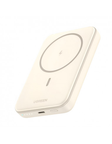 UGREEN Power Bank Mini Magnetic Wireless Qi 10000mAh, 20W, Beige