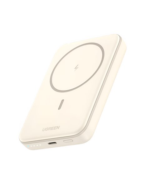 UGREEN Power Bank Mini Magnetic Wireless Qi 10000mAh, 20W, Beige