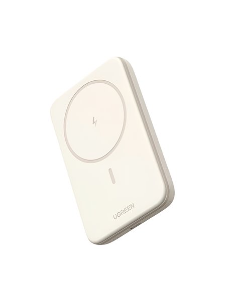 UGREEN Power Bank Mini Magnetic Wireless Qi 10000mAh, 20W, Beige
