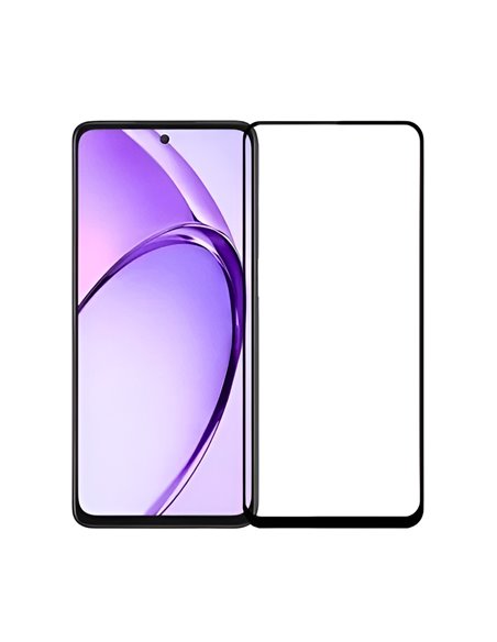 Helmet Diamond Glass 5D Oppo A80 5G, Black