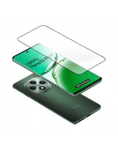 Helmet Diamond Glass 5D Oppo Reno 12F/FS, Black