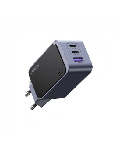 UGREEN Nexode GaN Air Mini Charger 2*Type-C+USB-A 65W X553, Black