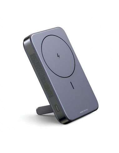 UGREEN Power Bank Foldable Kickstand Magnetic Wireless 10000mAh, 20W, Space Gray
