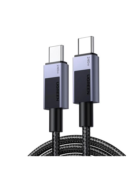 UGREEN Cable Type-C to Type-C 1m 480Mbps 6A 240W L513, Gray