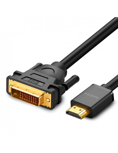 UGREEN Cable HDMI to DVI 1080P@60Hz 2M HD106, Black