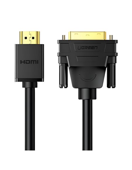 UGREEN Cable HDMI to DVI 1080P@60Hz 2M HD106, Black
