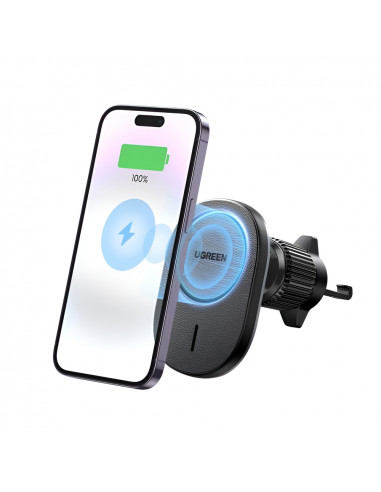 UGREEN Car Charger Wireless Magnetic For Air Vent Mount CD345, Black