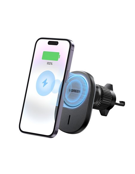 UGREEN Car Charger Wireless Magnetic For Air Vent Mount CD345, Black