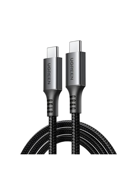 UGREEN Cable Type-C to Type-C 3A 60W 2M, Black Gray | US567