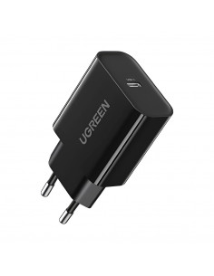 UGREEN Wall Charger Type-C PD3.0 20W EU CD137, Black