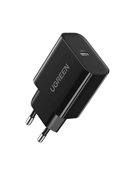 UGREEN Wall Charger Type-C PD3.0 20W EU CD137, Black