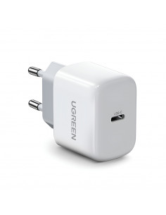 UGREEN Wall Charger Mini Type-C PD3.0 20W EU CD241, White