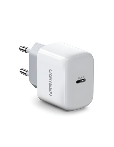 UGREEN Wall Charger Mini Type-C PD3.0 20W EU CD241, White
