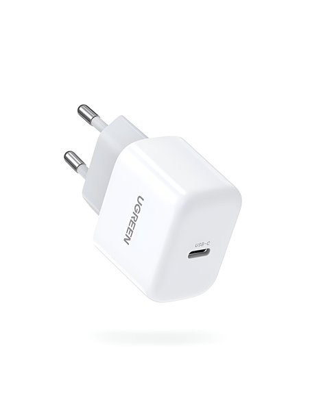 UGREEN Wall Charger Mini Type-C PD3.0 20W EU CD241, White