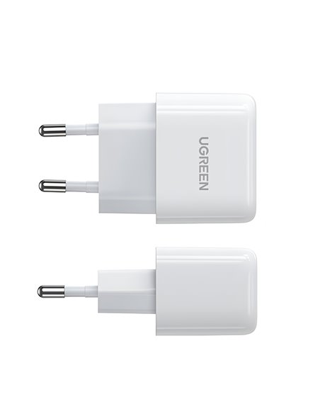 UGREEN Wall Charger Mini Type-C PD3.0 20W EU CD241, White
