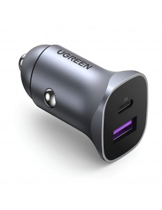UGREEN Car Charger 1*USB-A+Type-C Aluminum 3A 30W, Grey 2