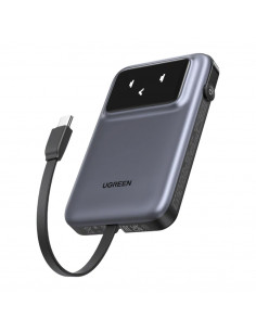 UGREEN Power Bank Uno Series with Cables Type-C, 10000mAh, 30W, Space Gray 2