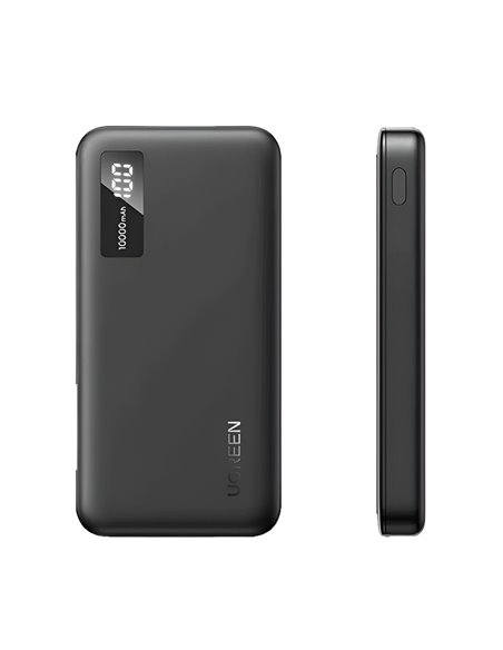UGREEN Power Bank with Digital Display, 10000mAh, 22,5W, Black