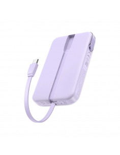 UGREEN Power Bank Uno Series with Cables Type-C, 10000mAh, 30W, Purple 2