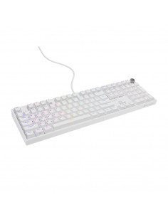 Genesis Mechanical Keyboard Thor 404 US Layout RGB Backlight Mechanical White Gateron Yellow Pro 2