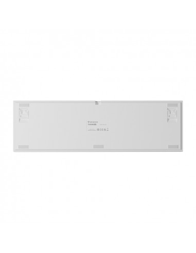 Genesis Mechanical Keyboard Thor 404 US Layout RGB Backlight Mechanical White Oetemu Peach Silent