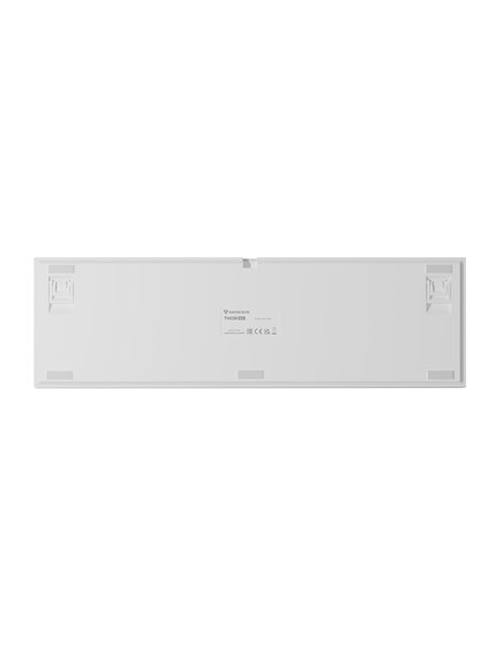 Genesis Mechanical Keyboard Thor 404 US Layout RGB Backlight Mechanical White Oetemu Peach Silent