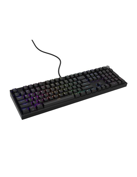 Genesis Mechanical Keyboard Thor 404 US Layout RGB Backlight Mechanical Black Gateron Yellow Pro