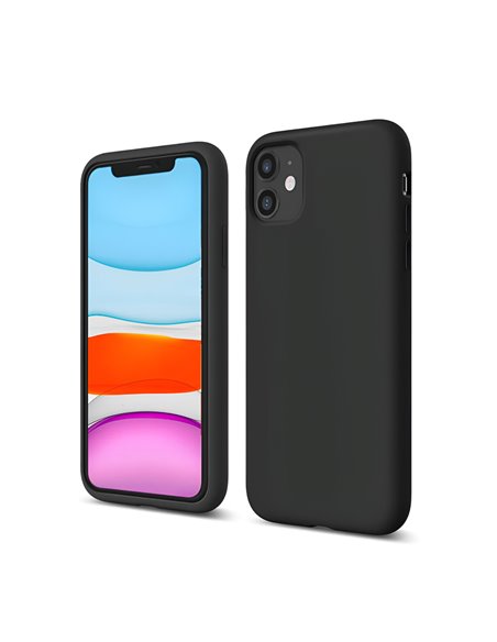 WOO Case Liquid Silicone iPhone 11, Black