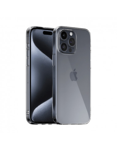 WOO Case TPU Soft iPhone 15 Pro Max, Clear