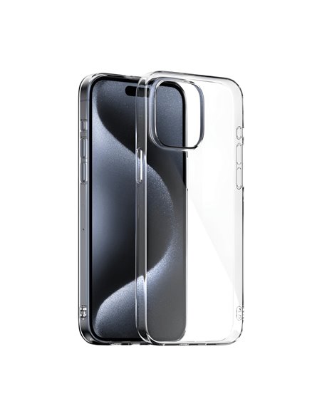 WOO Case TPU Soft iPhone 15 Pro Max, Clear WOO Case TPU Soft iPhone 15 Pro Max, Clear