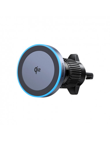 UGREEN Car Mount Charger Wireless Qi2 15W, 360 Rotation, Black | W708