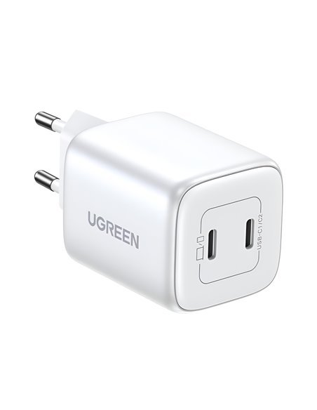 UGREEN Nexode GaN Charger 2*Type-C 45W CD294, White
