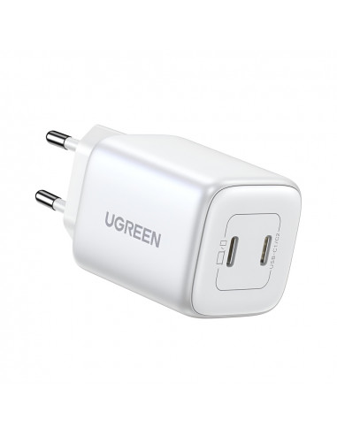 UGREEN Nexode GaN Charger 2*Type-C 45W CD294, White