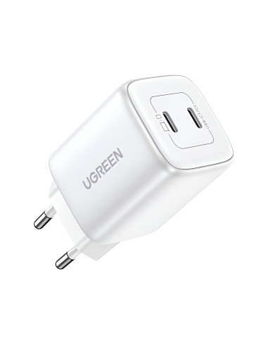 UGREEN Nexode GaN Charger 2*Type-C 45W CD294, White