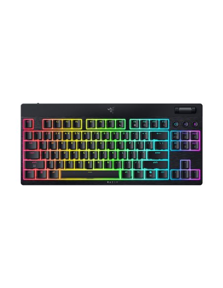 Razer Keyboard Mechanical BlackWidow V4 Tenkeyless HyperSpeed Wireless (Yellow Switch) US Layout