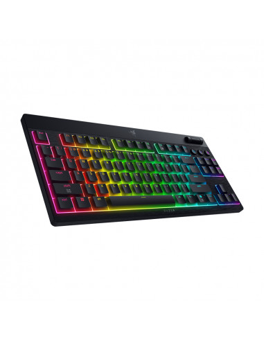 Razer Keyboard Mechanical BlackWidow V4 Tenkeyless HyperSpeed Wireless (Yellow Switch) US Layout
