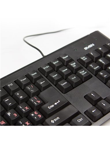 Tastatura SVEN Standard 303 Power / USB+PS/2 / Black