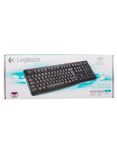Logitech Keyboard K120 for Business, USB, OEM - RUS