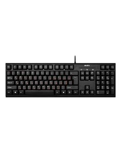 SVEN KB-S300, Keyboard, Waterproof design, 104 keys, traditional layout, Comfortable, quiet and precise keystroke, USB, OS co...