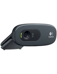 Logitech HD Webcam C270, Microphone, HD 720p video calls & recording, 3 Megapixel images,USB 2.0 2