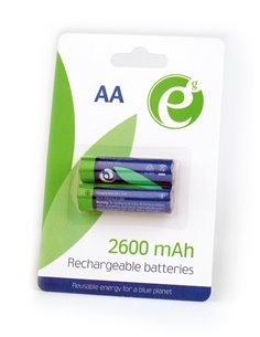 EnerGenie EG-BA-AA26-01 Ni-MH rechargeable AA batteries, 2600mAh, 2pcs blister pack